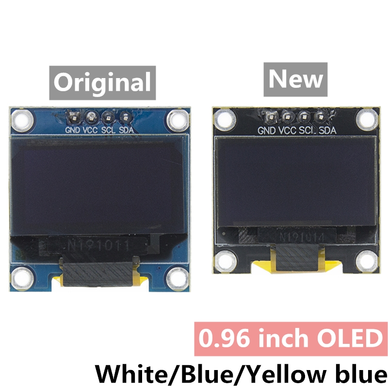 Oled Display 0.96 - 0.96 inch IIC Seriële 4pin Wit/Blauw/Geel