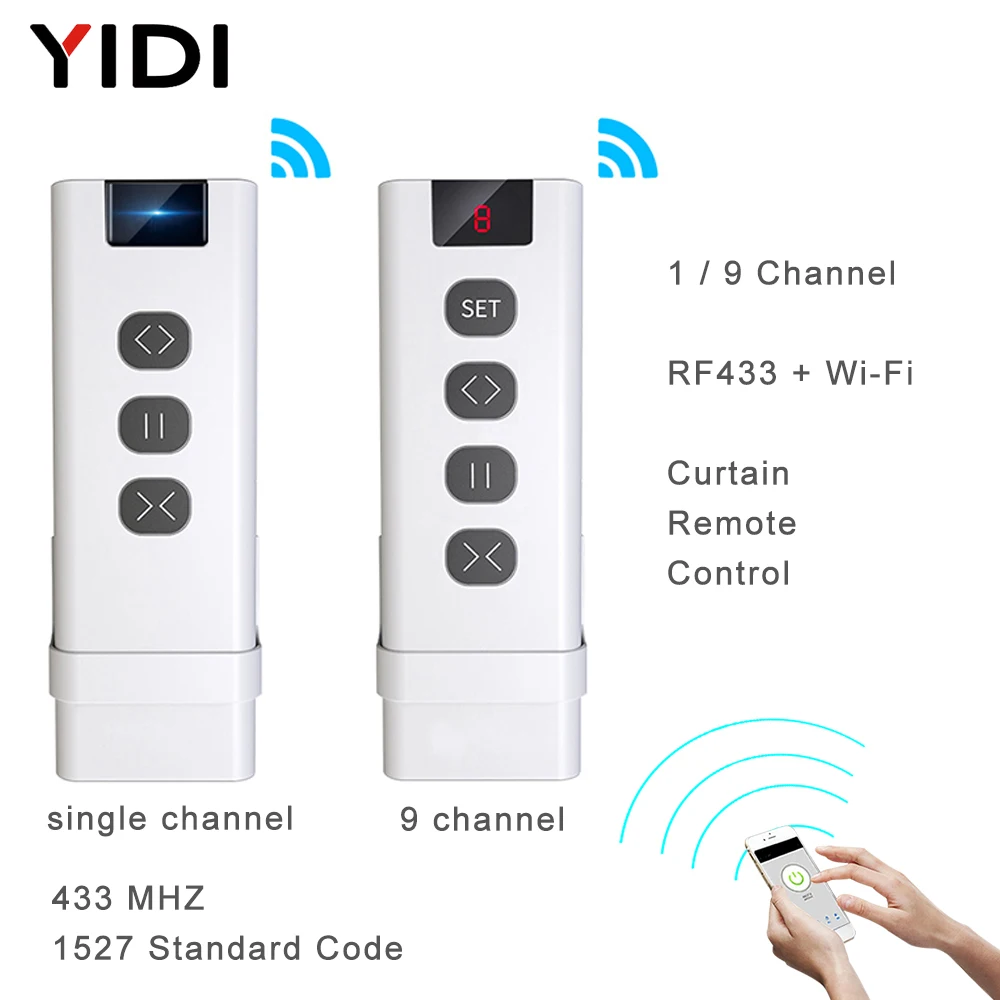 Ir Remote Module - 9/1 Kanaals RF433 Afstandsbediening voor WiFi