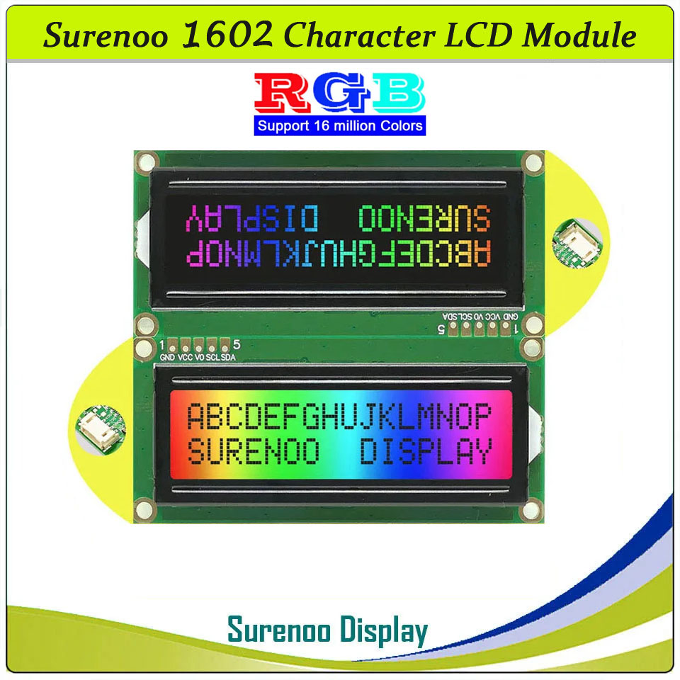 Lcd 1602 - Grove 162 16X2 1602 3.3-5V Seriële