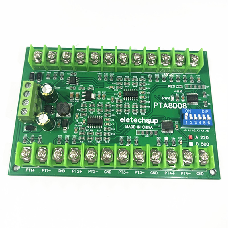 Ds18B20 - PTA8D08 8AI RS485 Analoge Ingang PT100