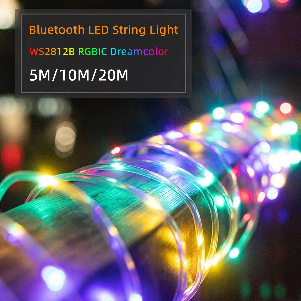 Ws2812B - Binnenplaats Hek Windows Decor Verlichting String
