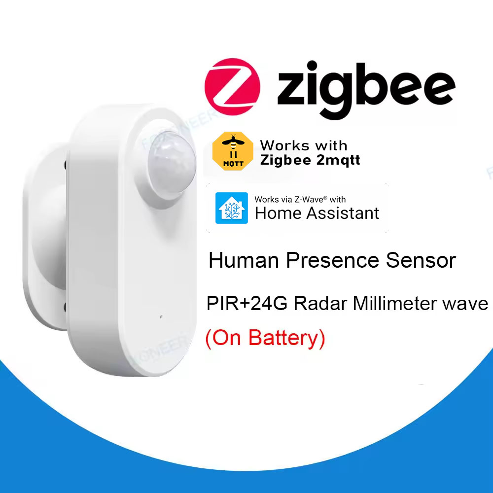 Pir Motion Sensor - Slimme Zigbee menselijke aanwezigheidsdetector, helderheids-/afstandsdetectie, slimme