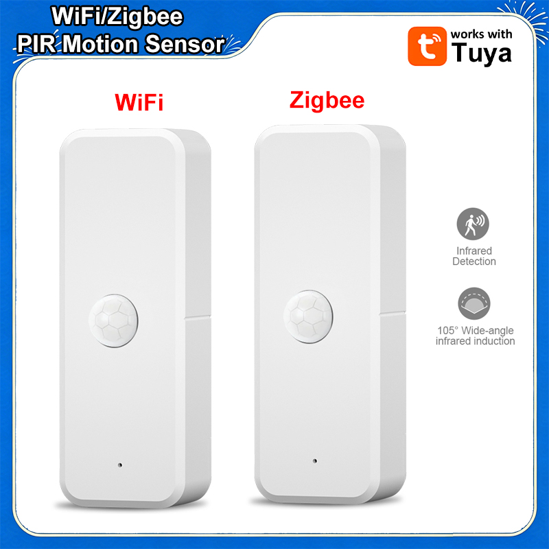 Pir Motion Sensor - Tuya WiFi/Zigbee Infrarooddetector voor menselijk lichaam