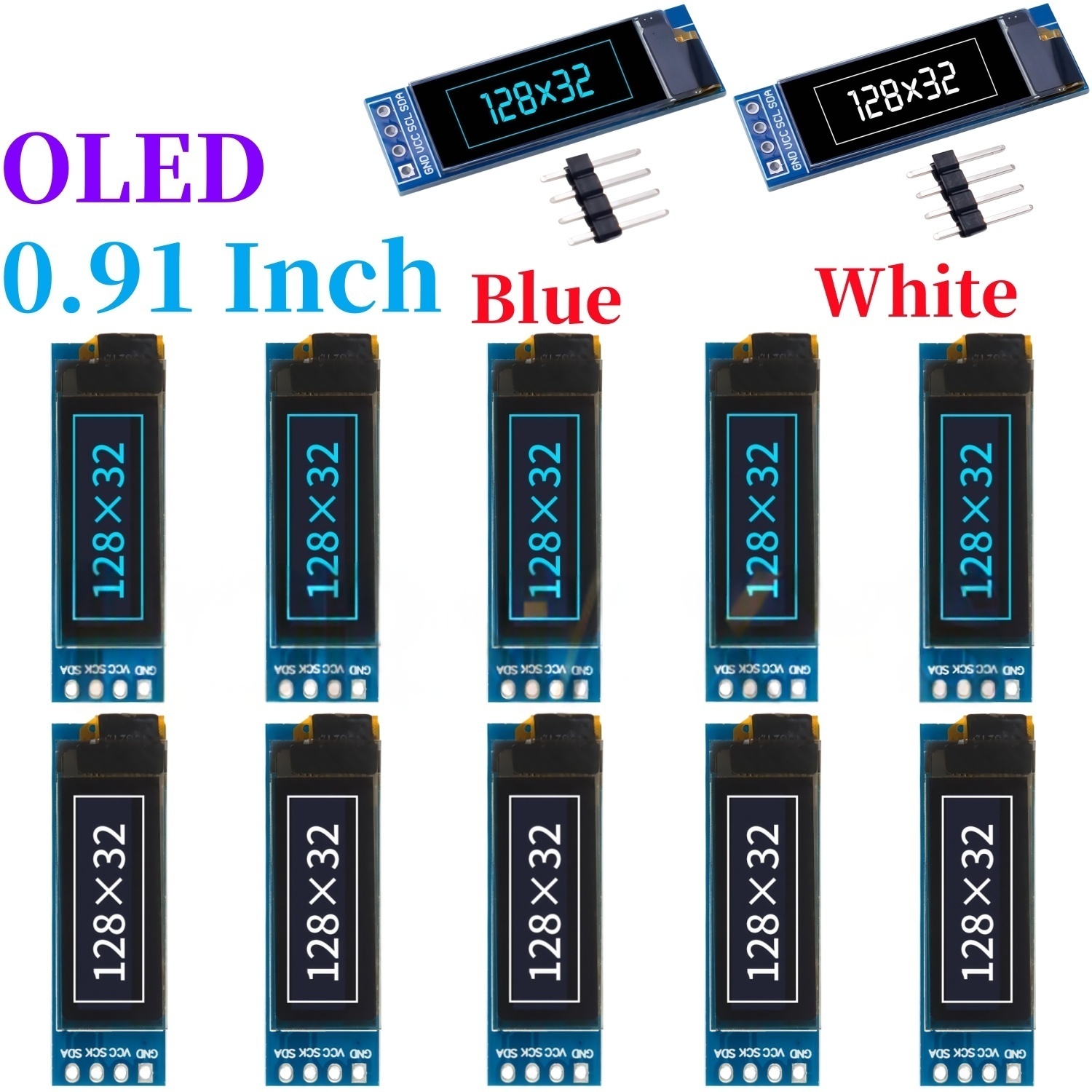 Ssd1306 - XZG 1-20 stuks 0,91 inch 128x32