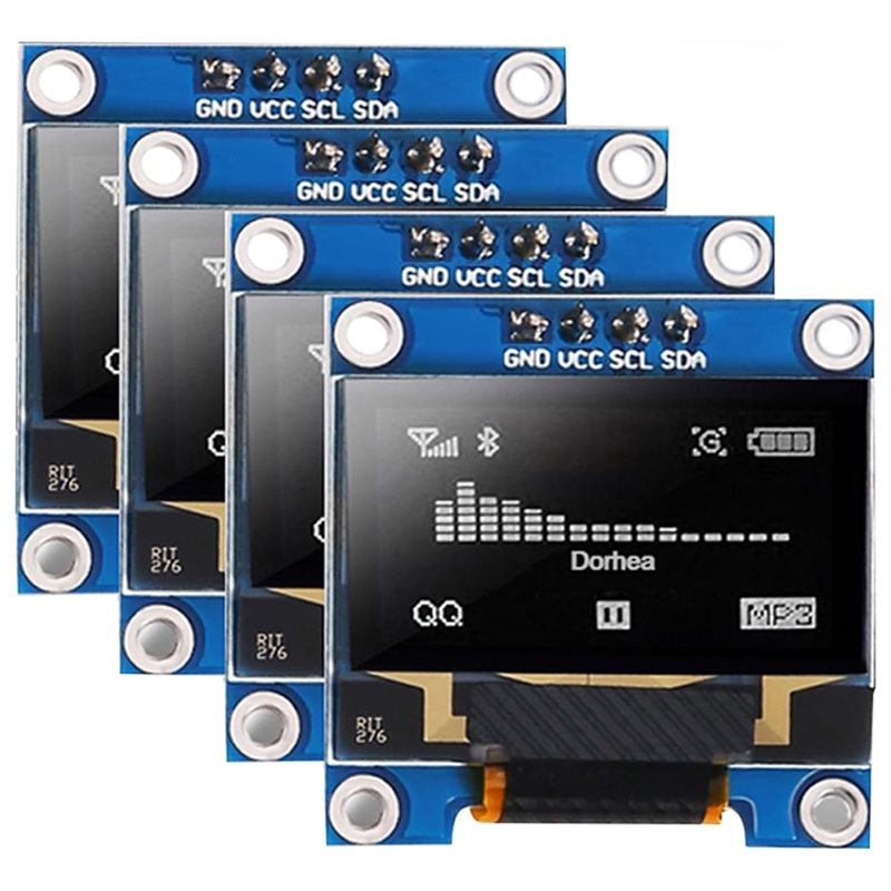 Oled Display 0.96 - A37T-4 Stuks 0.96 Inch OLED Display