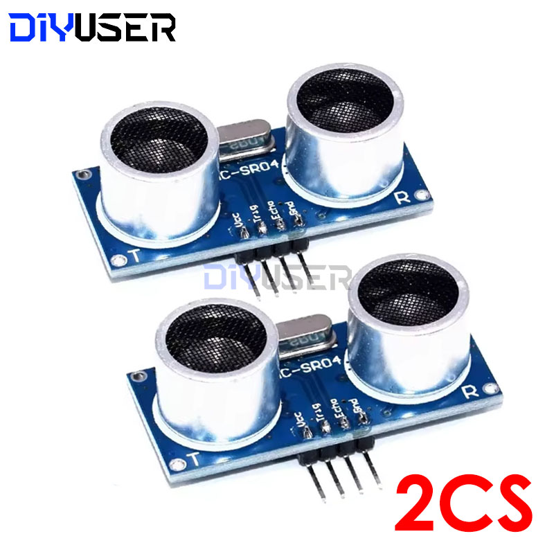 Ultrasonic Sensor Hc-Sr04 - DIYUSER 2 stks Ultrasone Module HC-SR04