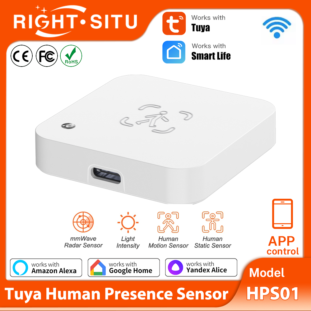 Pir Motion Sensor - Tuya WiFi MmWave Radardetector Menselijke aanwezigheidssensor