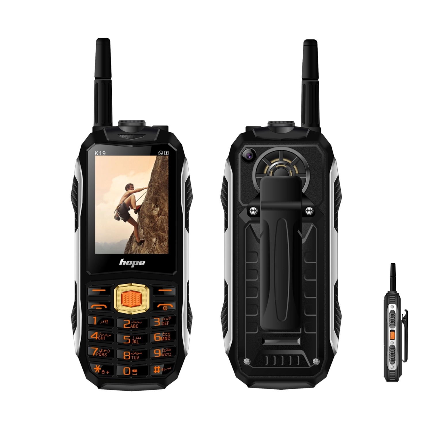 Tft Display 2.4 - Robuuste functie Telefoon 4-sim Grote batterij