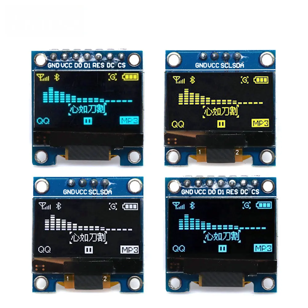 Oled Display 0.96 - Hoogcontrast 0,96-inch OLED-scherm SSD1306 - I2C