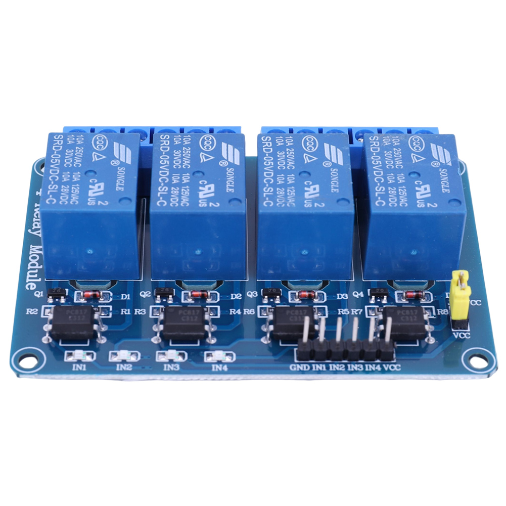 5V 12V 4-kanaals relaisbord me - Relay Module 4 Channel recensie en prijs