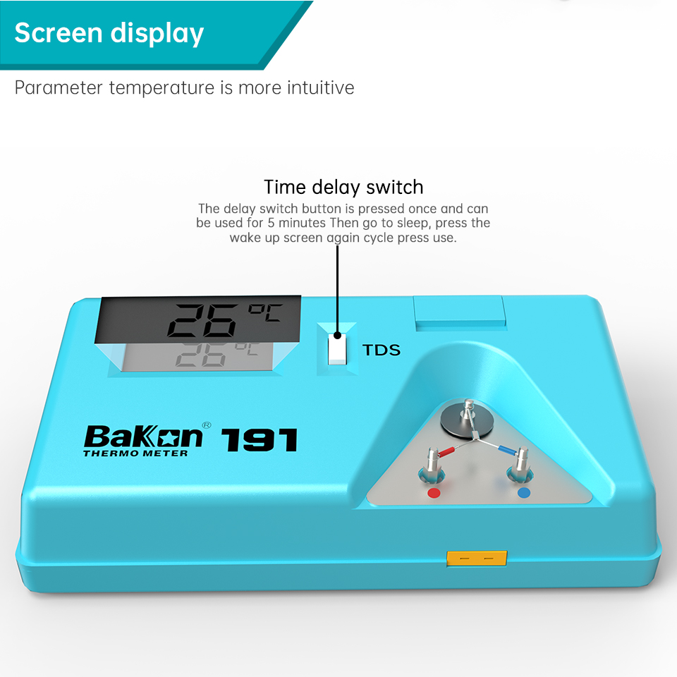 Bakon BK191 Soldeerbout Tip Te - Soldering Iron Temperature Probe recensie en prijs