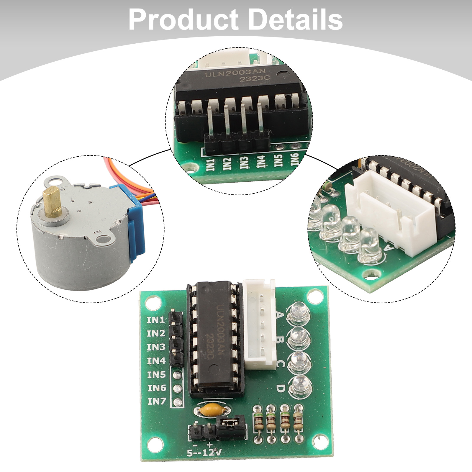 5V 4-fasen stappenmotor 28BYJ- - Stepper Motor 28Byj recensie en prijs