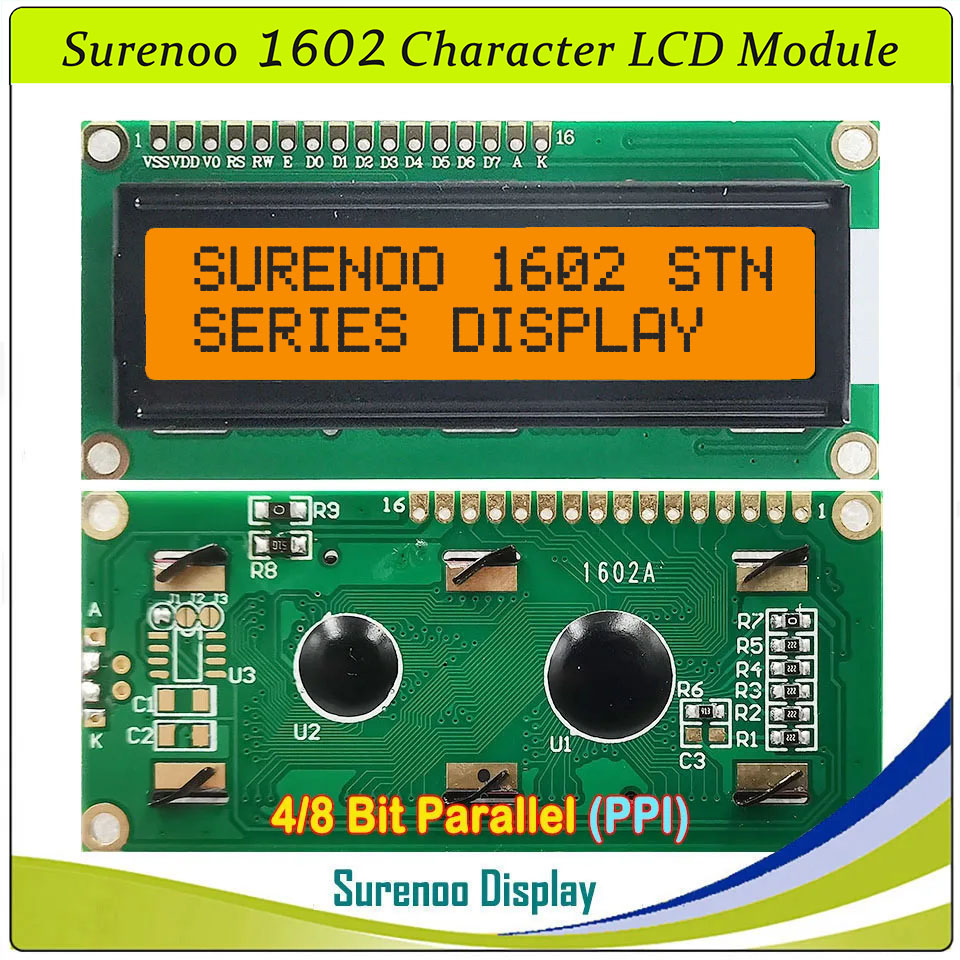Surenoo 1602 16x2 162 5V 4-bit - Lcd 1602 recensie en prijs