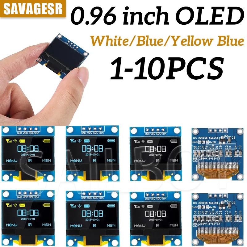 1-10PCS 0.96 Inch OLED Display - Ssd1306 recensie en prijs