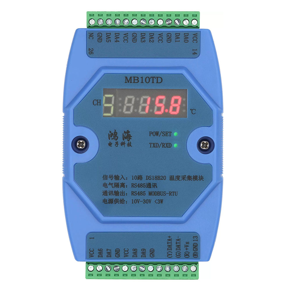MB10TD 10-kanaals DS18B20 temp - Ds18B20 recensie en prijs