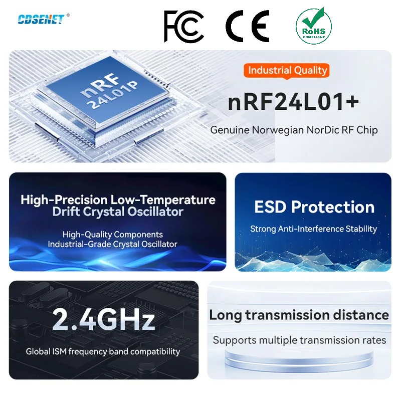 2 stuks nRF24L01+ PA LNA 2.4GH - Nrf24L01 recensie en prijs