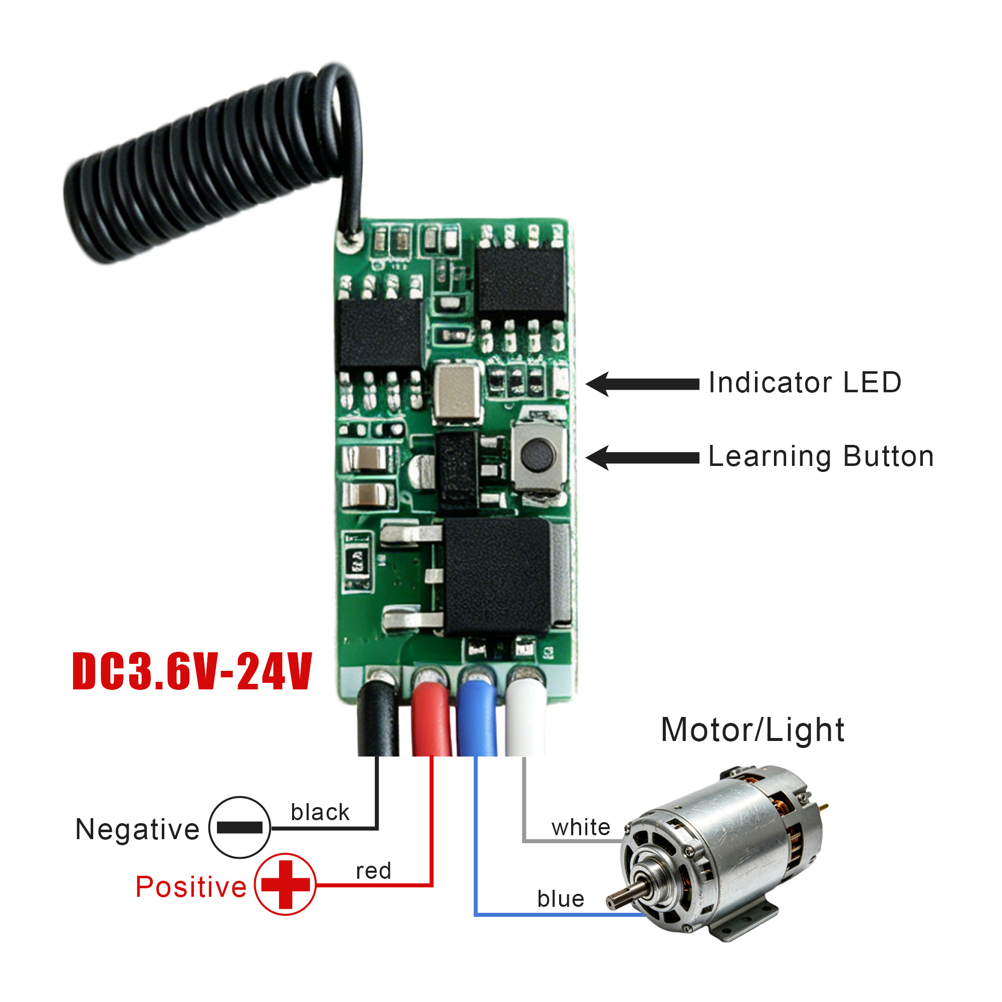 DC 3.7V-24V 433MHz Mini draadl - Ir Remote Module recensie en prijs