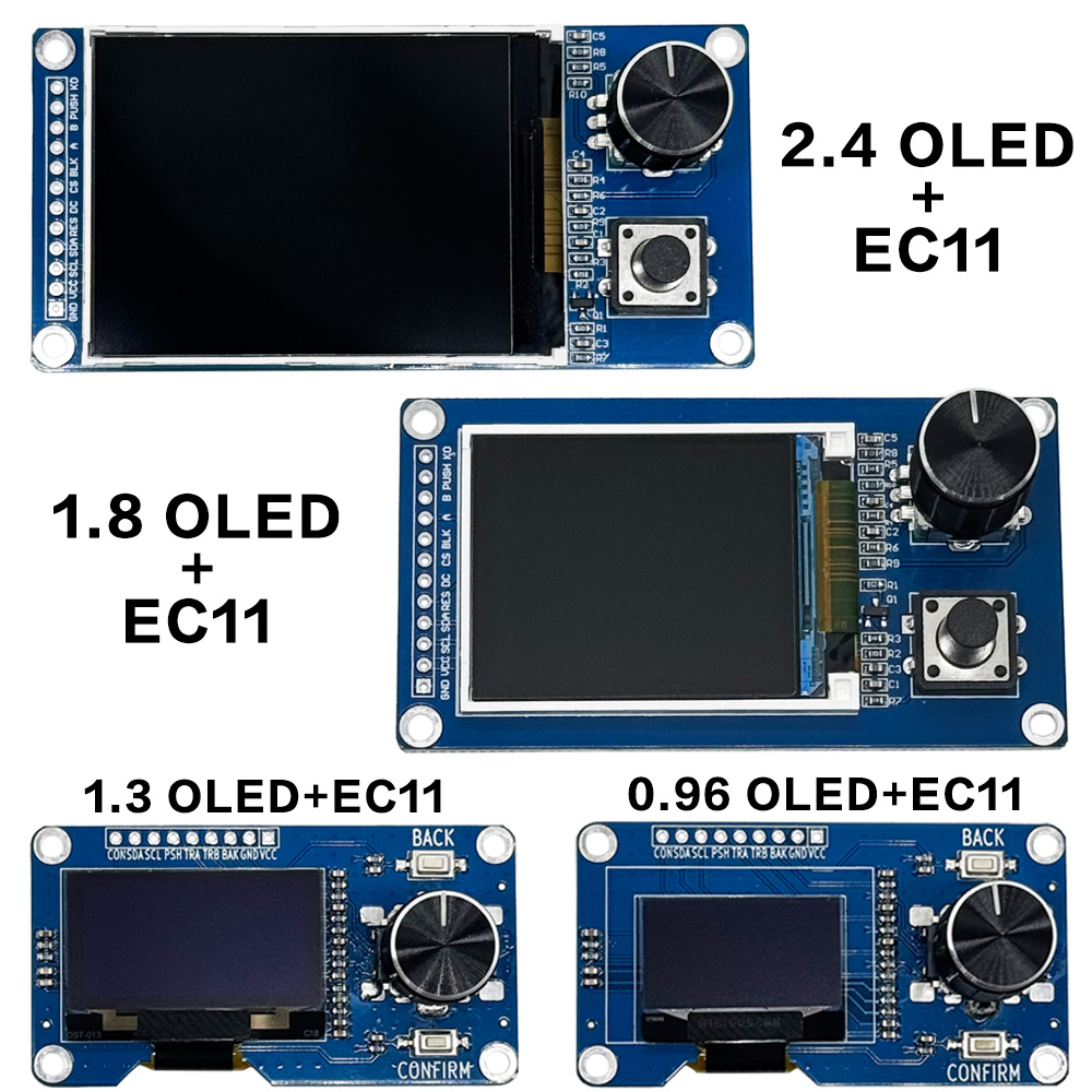 TFT OLED-module EC11 met draai - Ssd1306 recensie en prijs