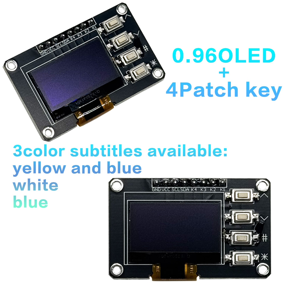 TFT OLED-module EC11 met draai - Ssd1306 recensie en prijs