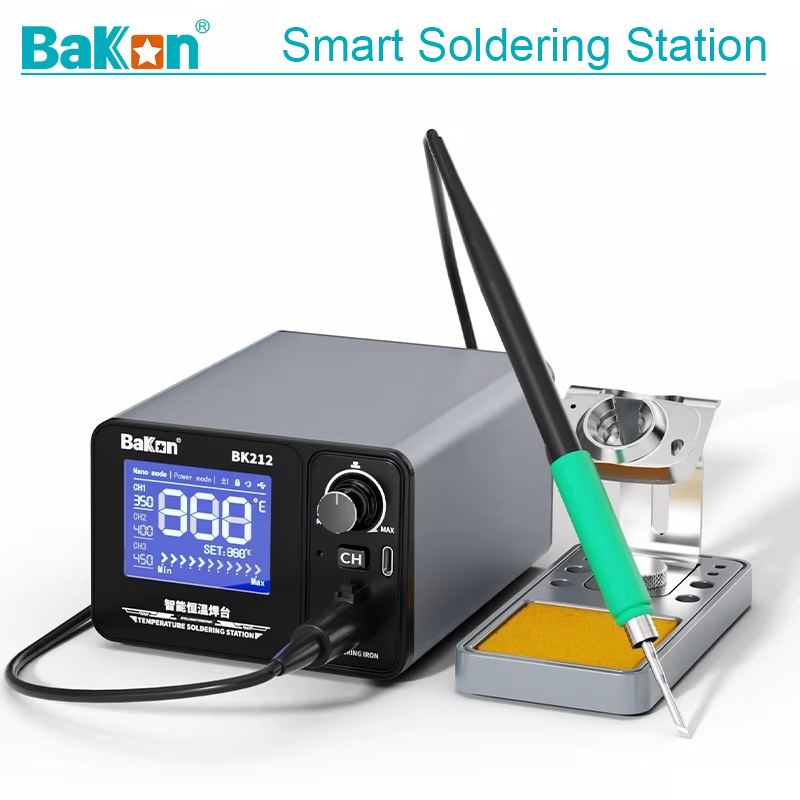 Bakon BK212 Smart Soldeerstati - Soldering Iron Temperature Probe recensie en prijs