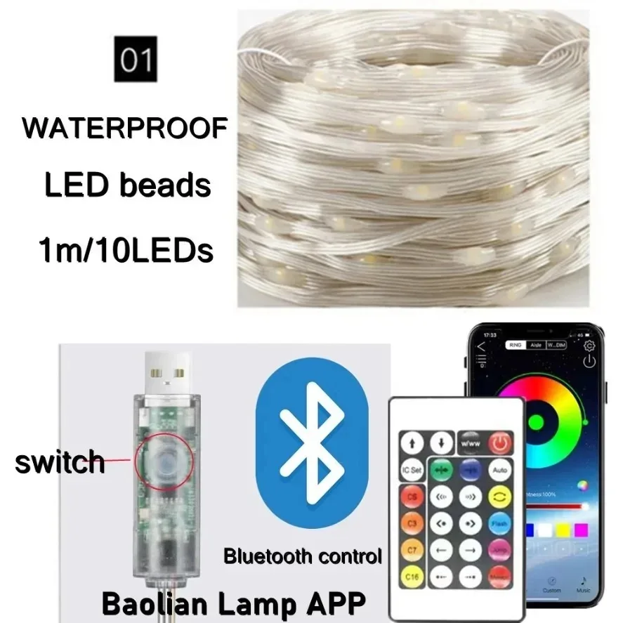 5-20m WS2812B RGB LED-lichtsno - Ws2812B recensie en prijs