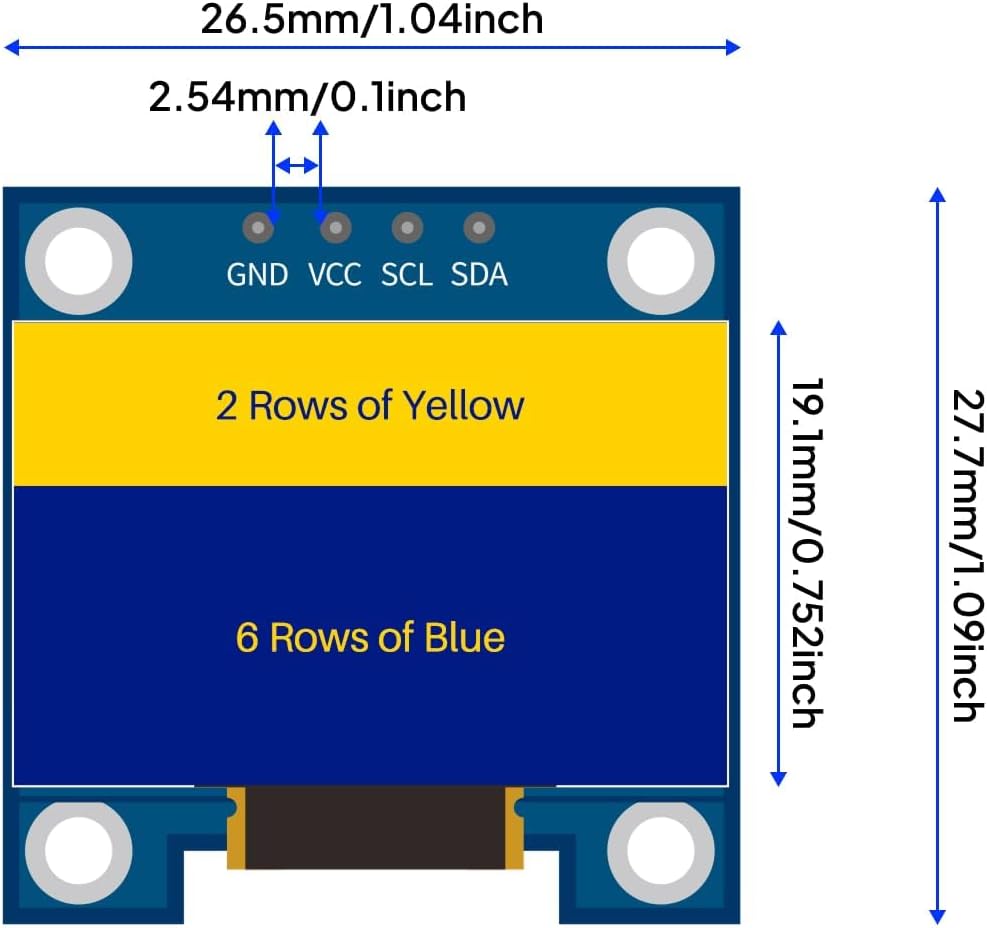 3PCS 0,96 inch OLED-schermmodu - Oled Display 0.96 recensie en prijs