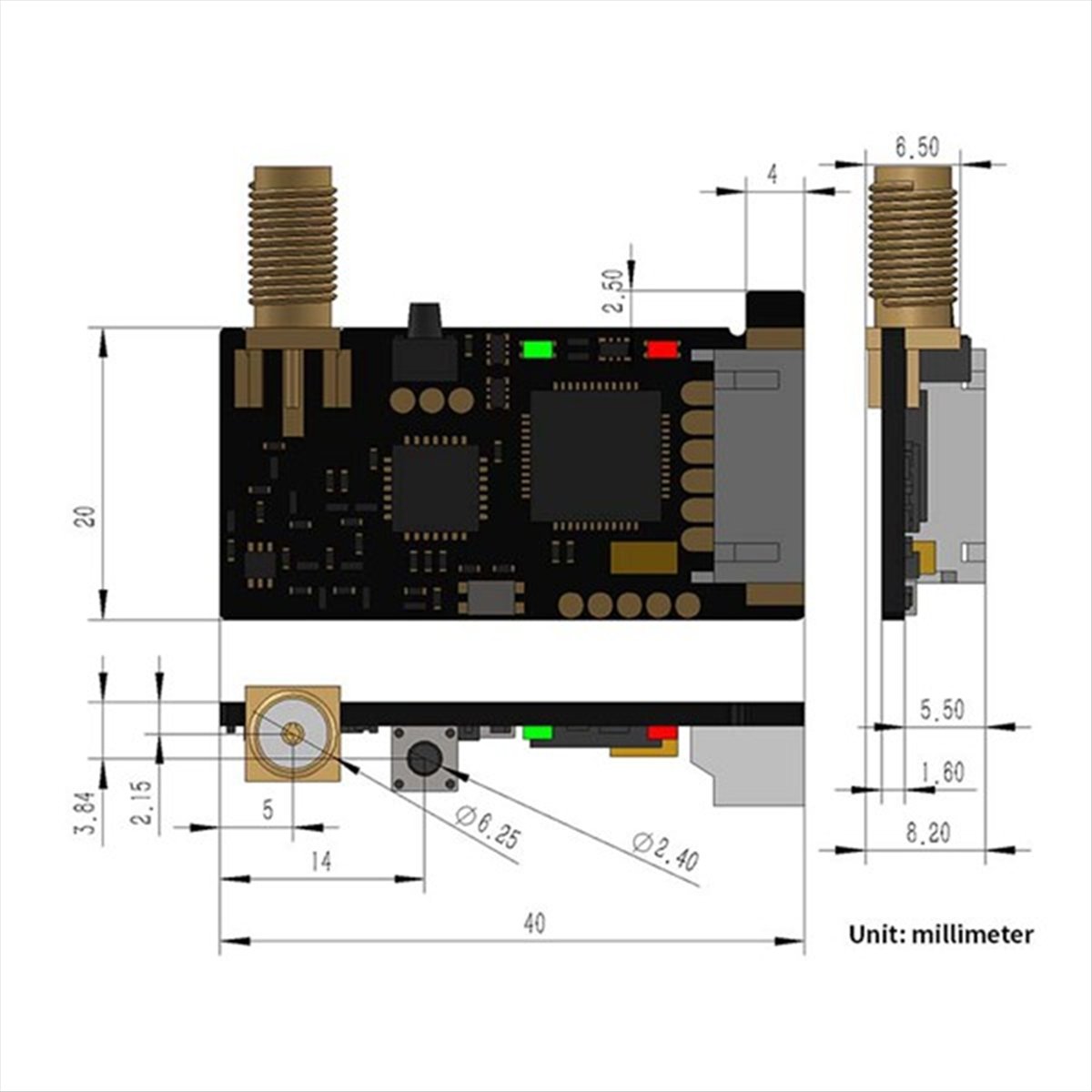 ☶ ❈ ＊ ♥ AC1575-2Pcs SX1278 433 - Lora Sx1278 recensie en prijs