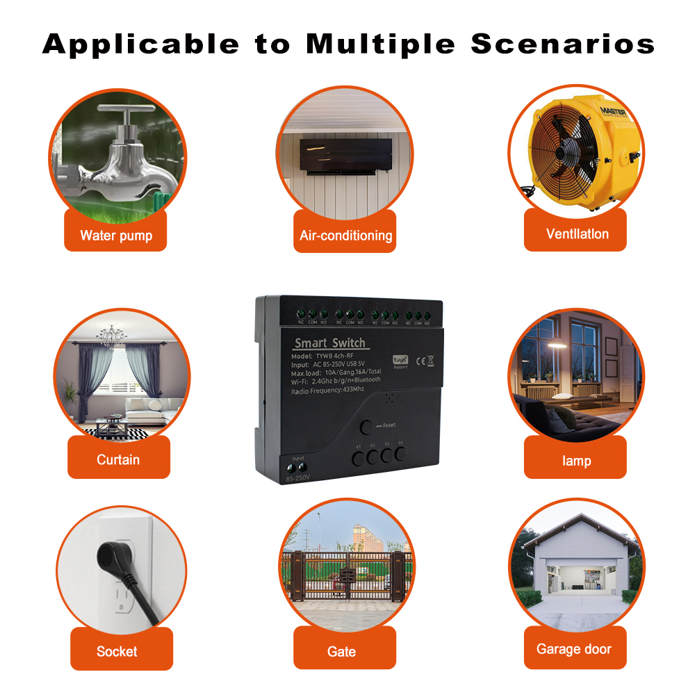 4CH Tuya Smart Wifi Schakelaar - Ir Remote Module recensie en prijs