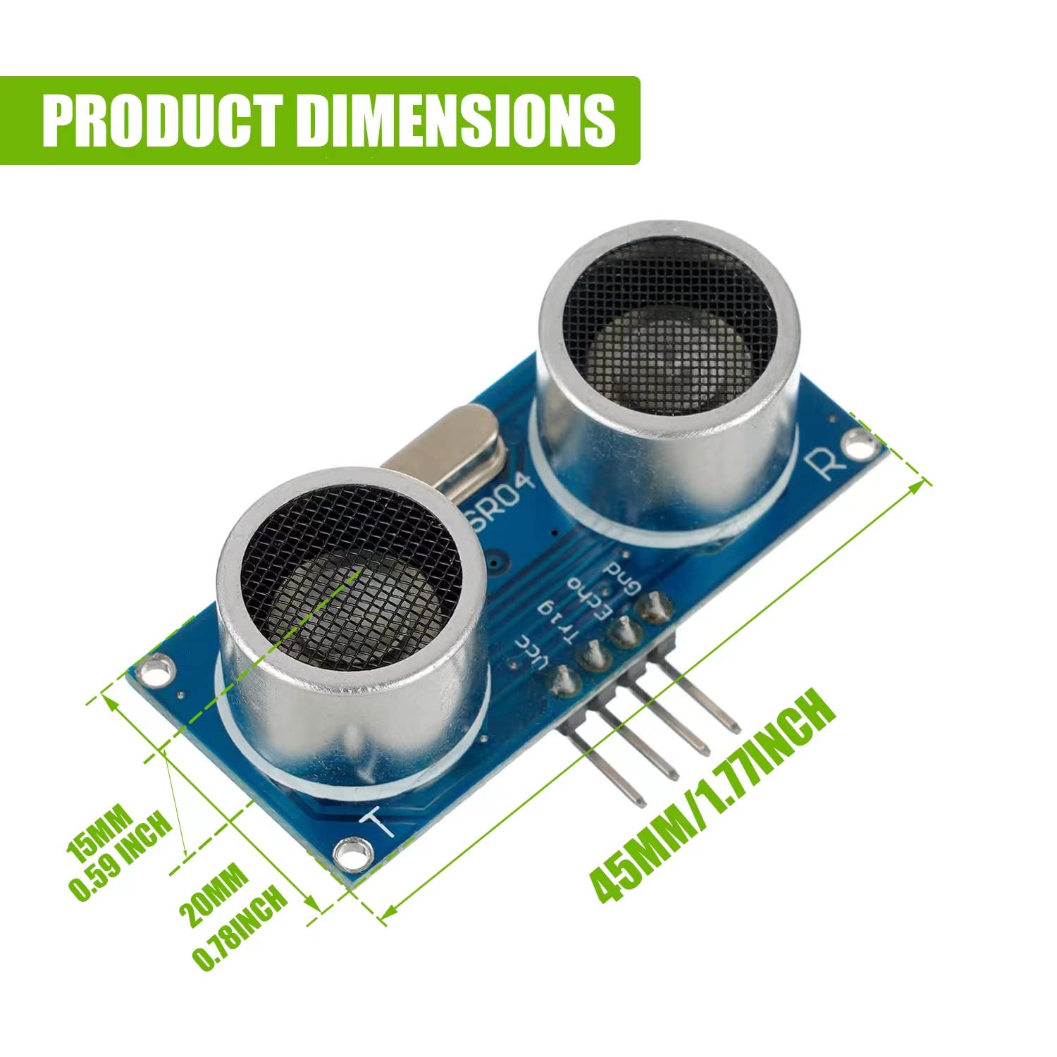 10 stks HC-SR04 Ultrasone Sens - Ultrasonic Sensor Hc-Sr04 recensie en prijs