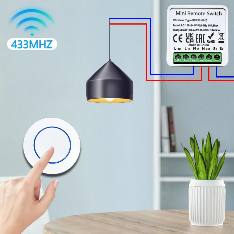 433HMz Draadloze Lichtschakela - Ir Remote Module recensie en prijs