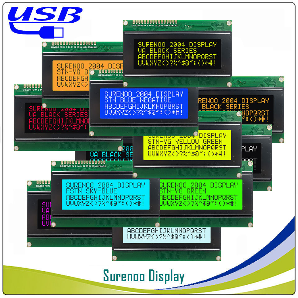 Surenoo LCD2USB USB 204 20X4 2 - Lcd 1602 recensie en prijs