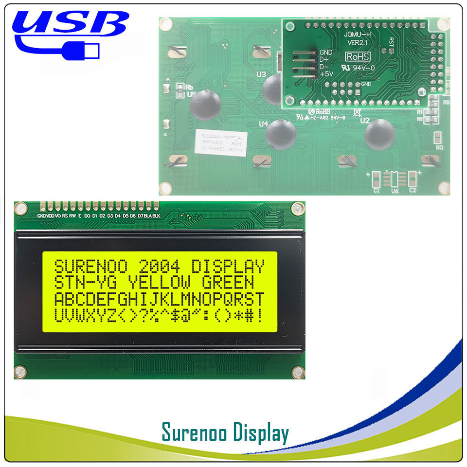 Surenoo LCD2USB USB 204 20X4 2 - Lcd 1602 recensie en prijs