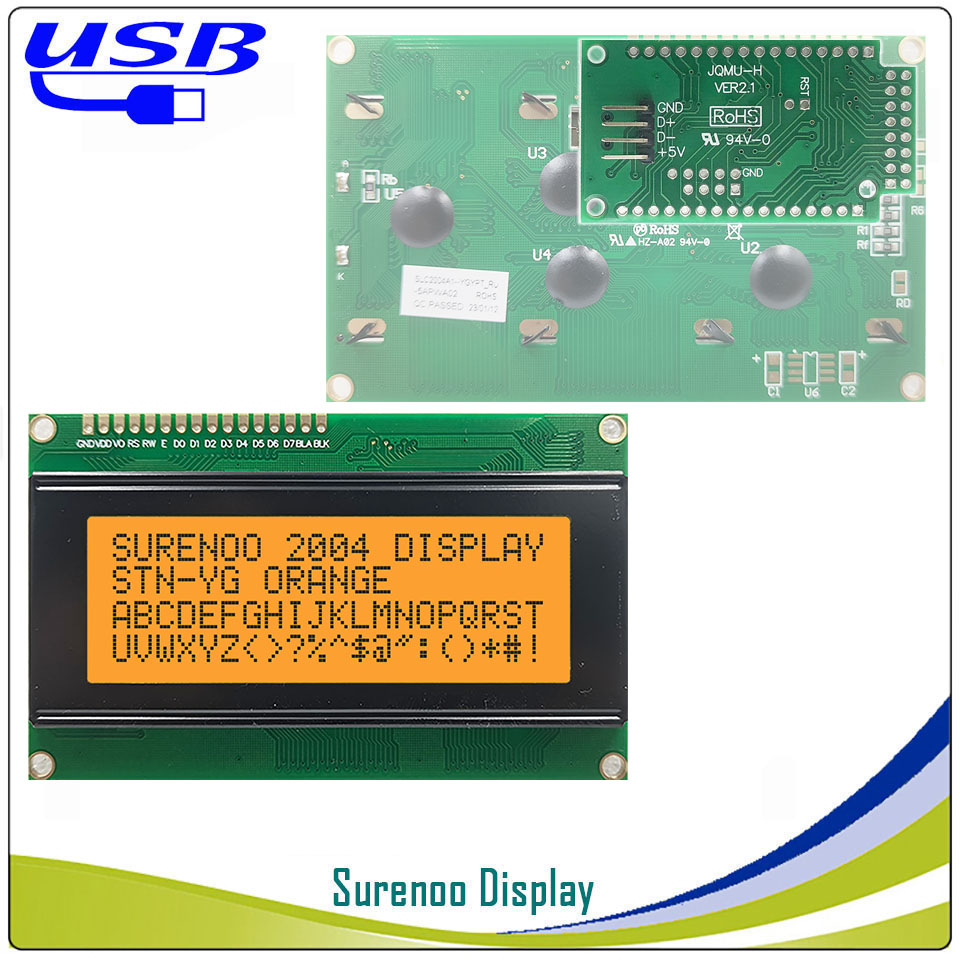 Surenoo LCD2USB USB 204 20X4 2 - Lcd 1602 recensie en prijs