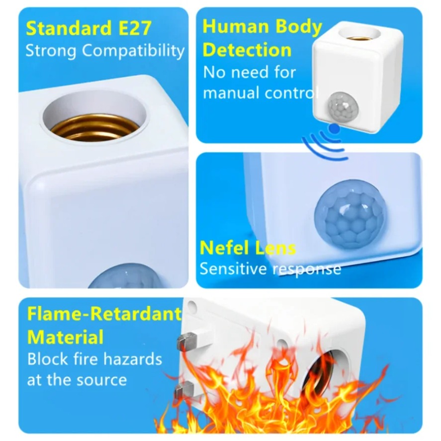 E27 PIR Bewegingssensor Led Sc - Pir Motion Sensor recensie en prijs