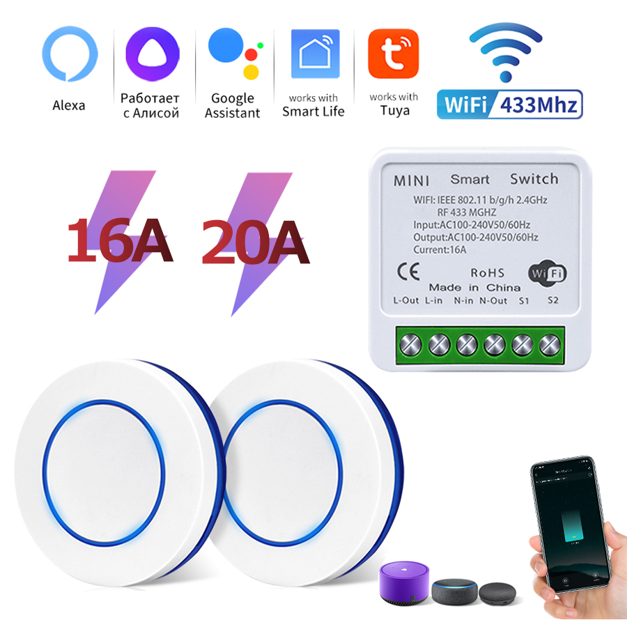 Tuya Wifi Smart Switch RF 433M - Joystick Module recensie en prijs