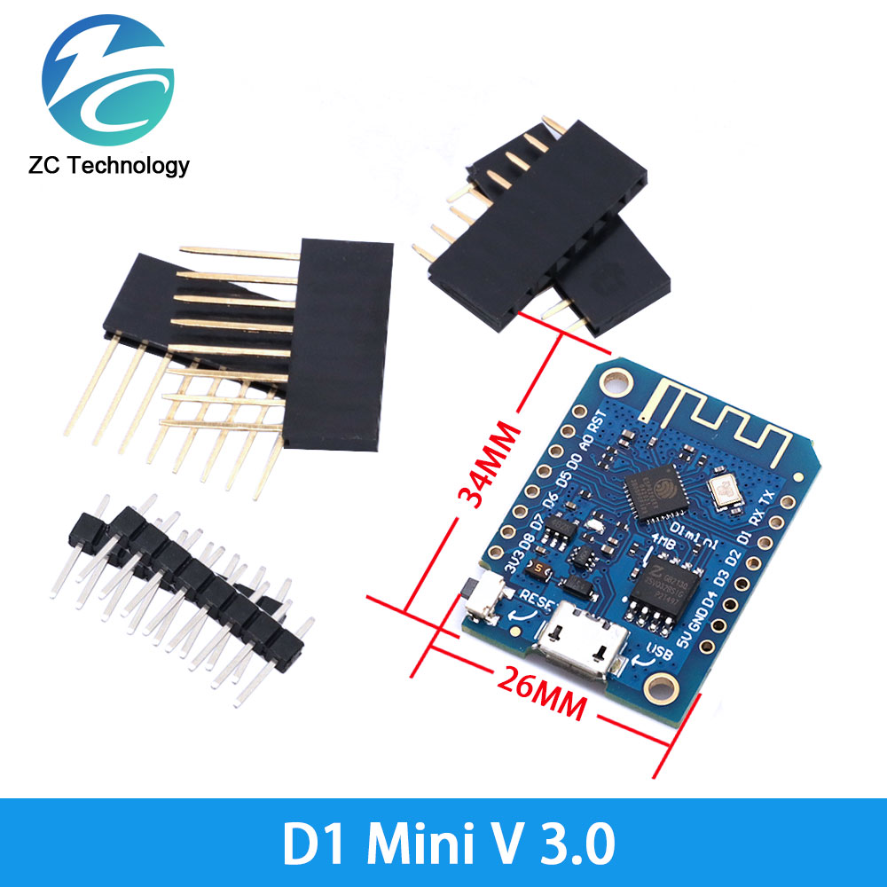 D1 Mini ESP8266 ESP-12F CH340G - Dht22 recensie en prijs