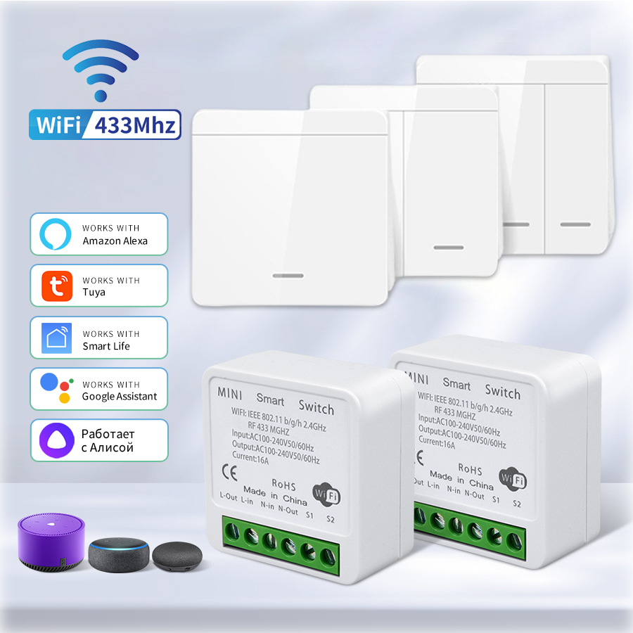 Wifi RF 433MHz Smart Switch Tu - Ir Remote Module recensie en prijs