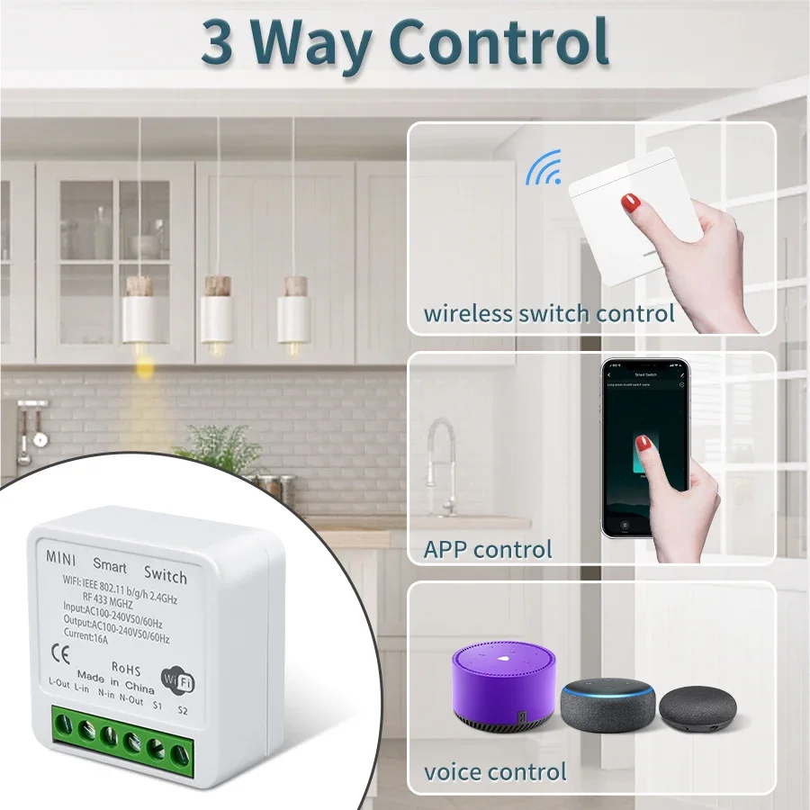 Wifi RF 433MHz Smart Switch Tu - Ir Remote Module recensie en prijs