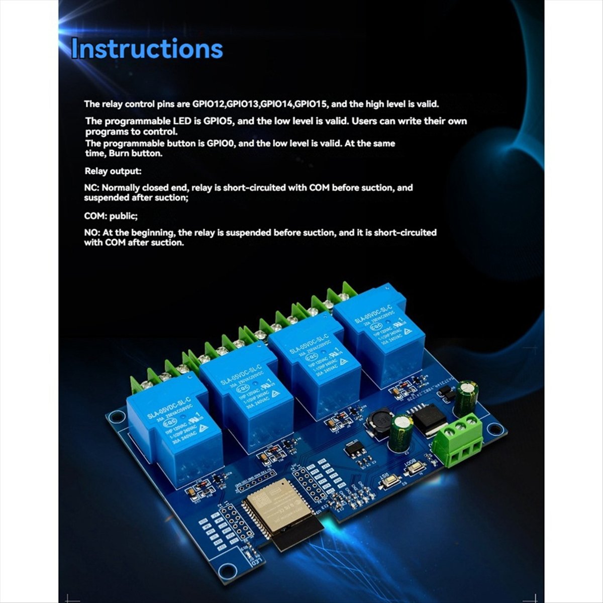 (AD11] 4-kanaals relaismodule  - Relay Module 4 Channel recensie en prijs