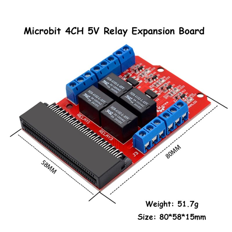 A64I Microbit 4-kanaals relais - Relay Module 4 Channel recensie en prijs