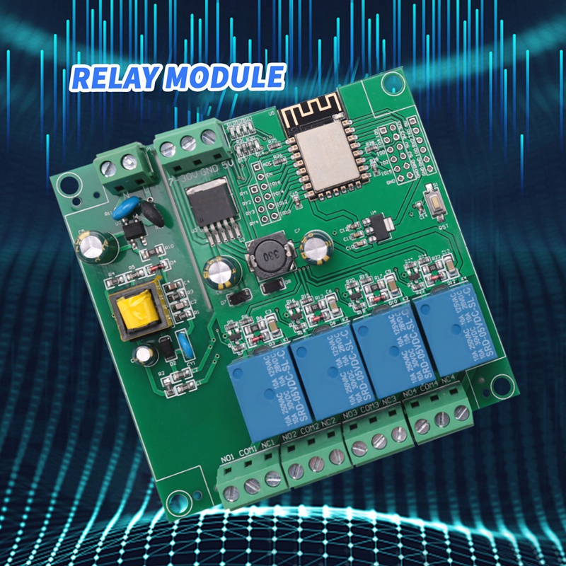 ESP8266 Draadloze WIFI 4-kanaa - Relay Module 4 Channel recensie en prijs