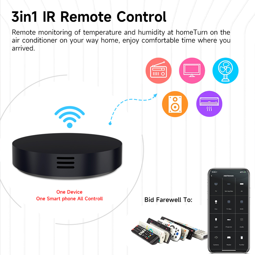 Tuya WiFi 3-in-1 IR-afstandsbe - Ir Remote Module recensie en prijs