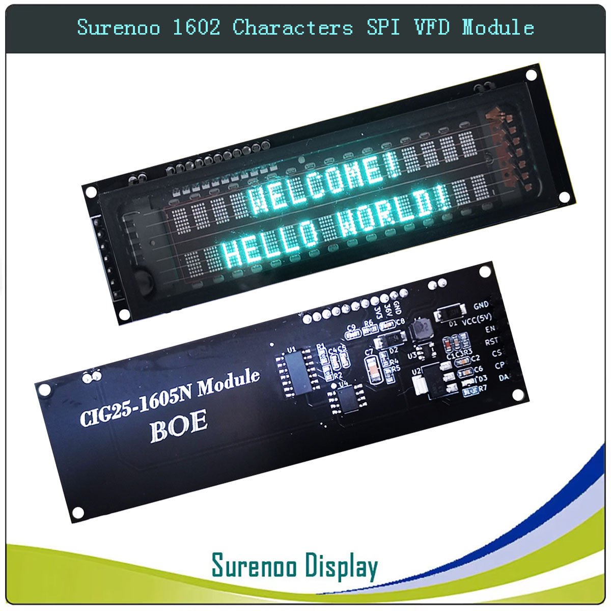 Surenoo 7P Seriële SPI 1602 16 - Lcd 1602 recensie en prijs