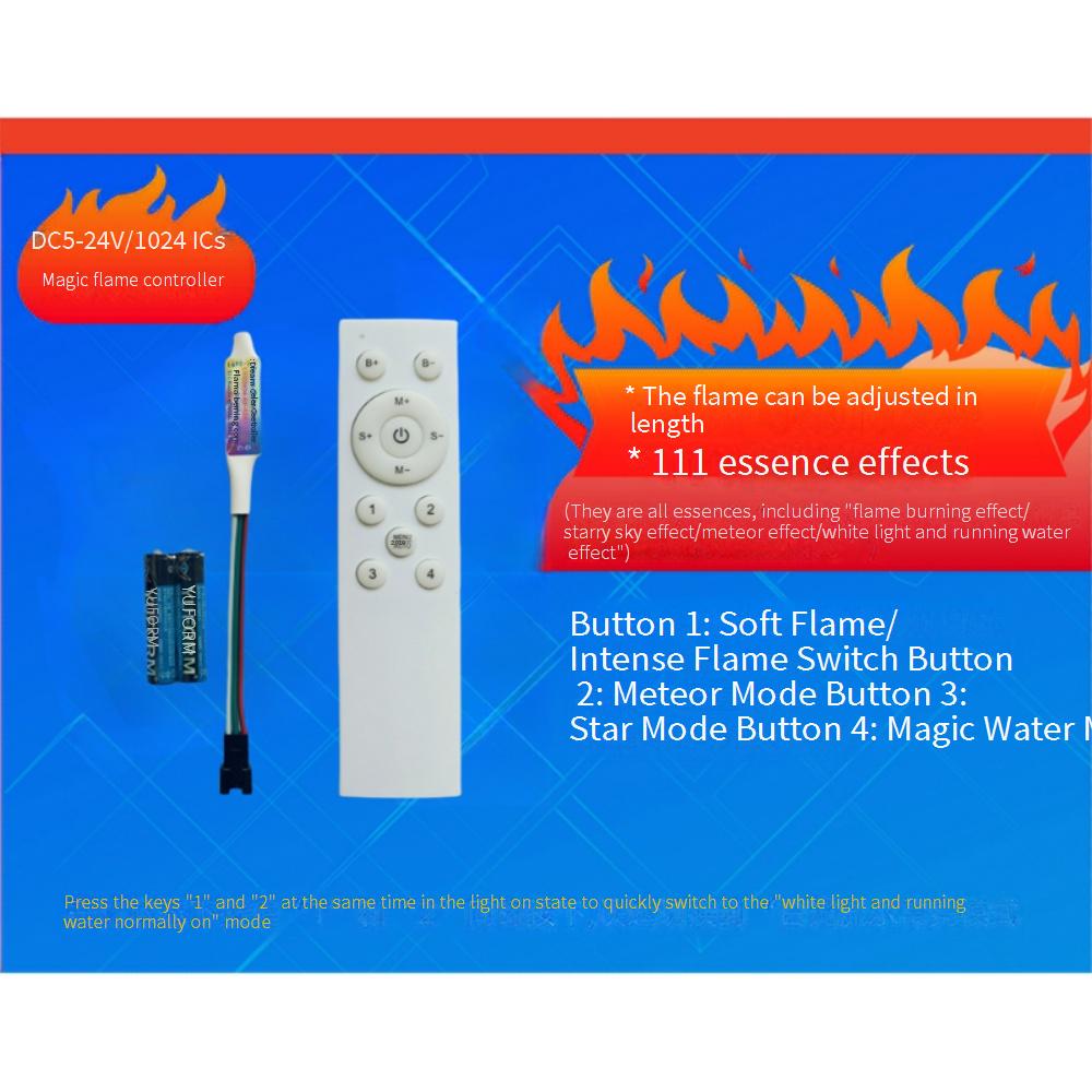 RF 12-key fantasy vlam control - Ws2812B Strip 5V recensie en prijs